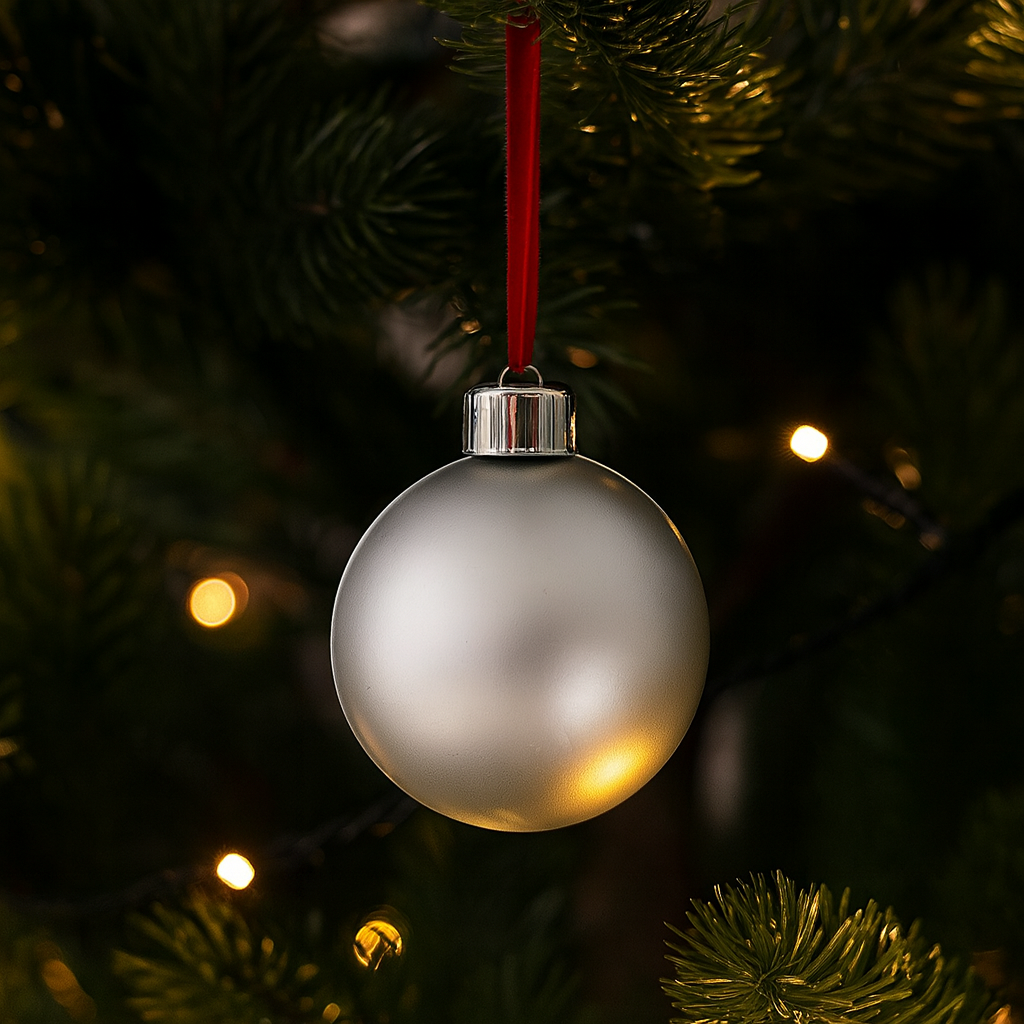 Bola Navidad PLATA SO602 - Imagen 3