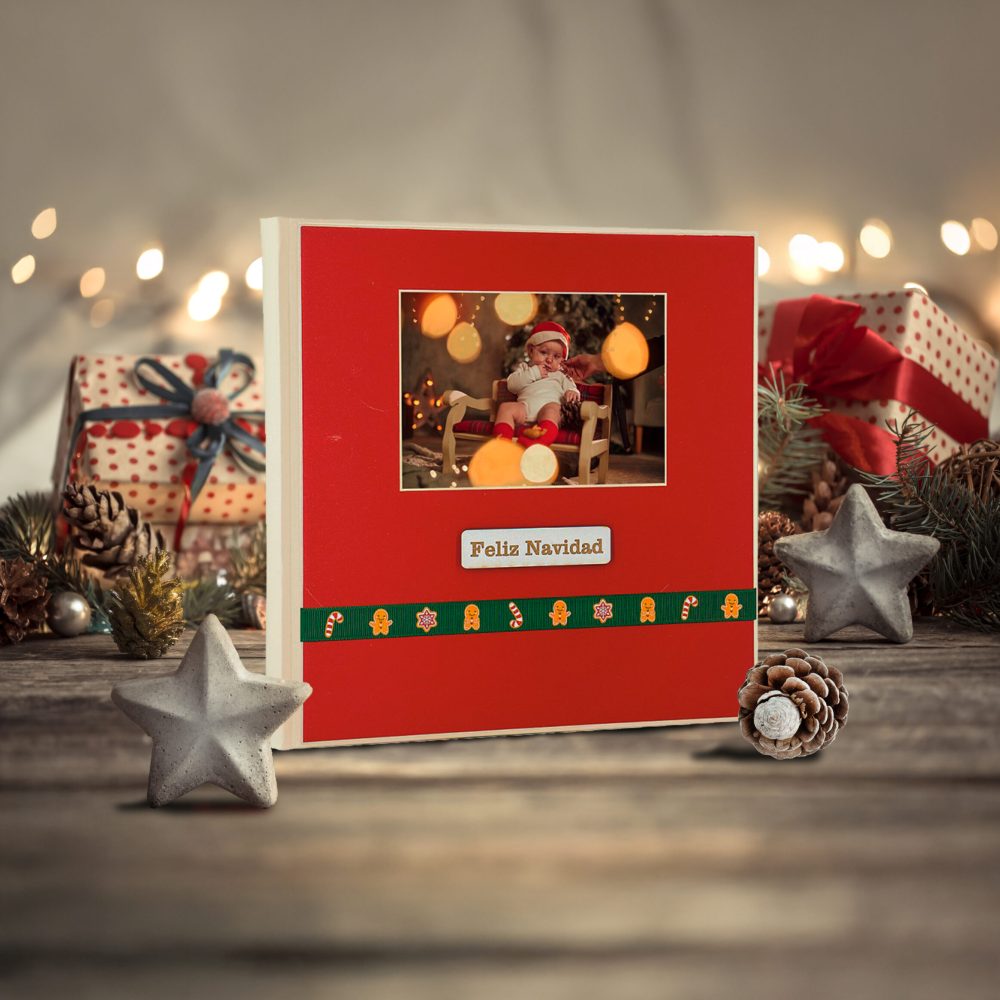 Composition with Christmas decorations in the interior. On a wooden background with lights . The concept of winter holidays and home comfort .