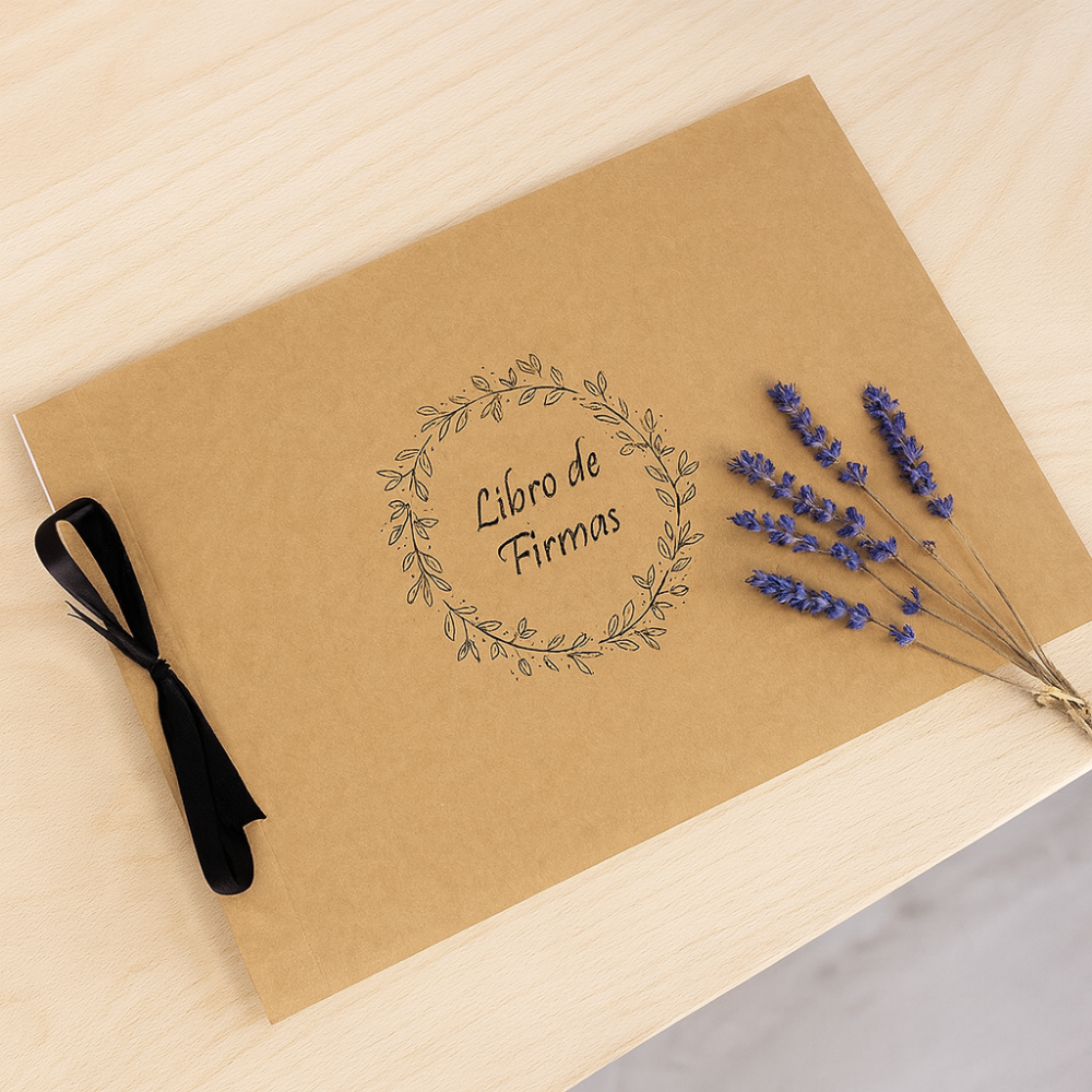 libro-firmas-lazo-kraft