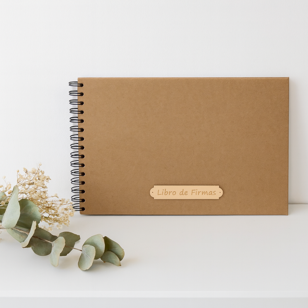 libro-firmas-kraft-wireo