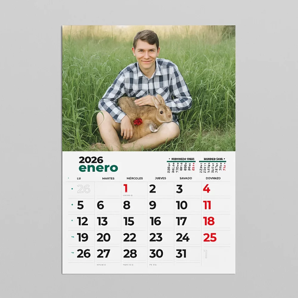 Calendario pared XL