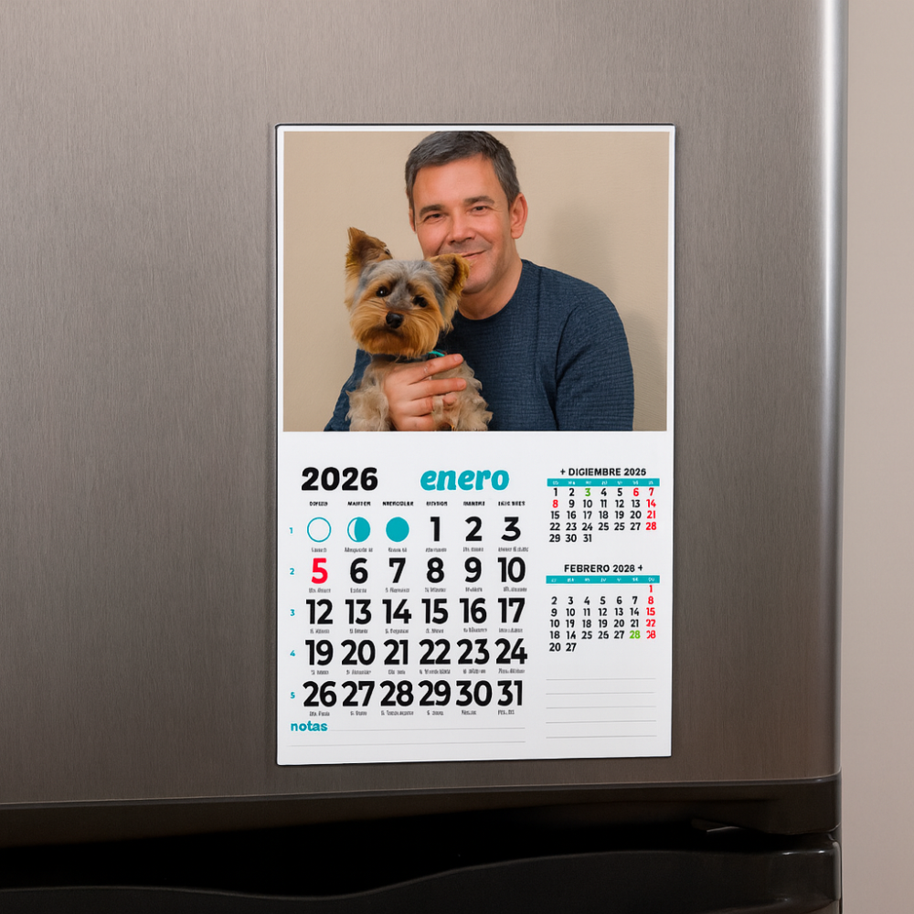 Calendario imán horizontal